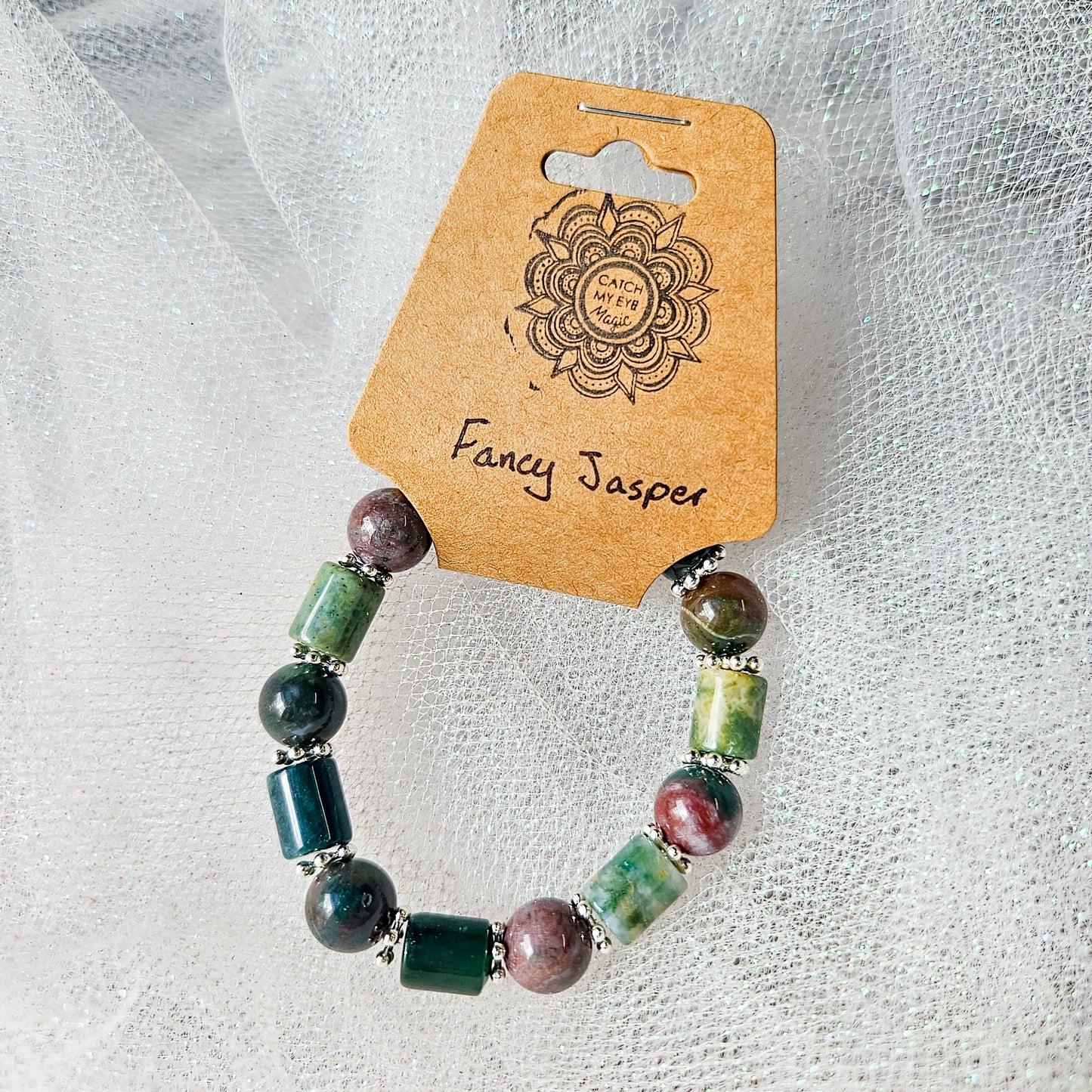 Fancy Jasper Crystal Bracelet