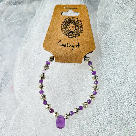 Amethyst Crystal Bracelet