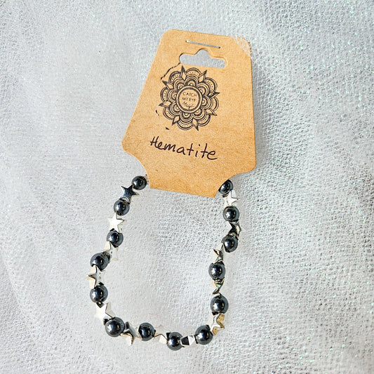 Hematite Crystal Bracelet