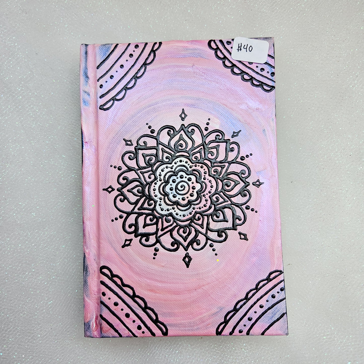 Compassion 4x6" hand-painted sketchbook / journal