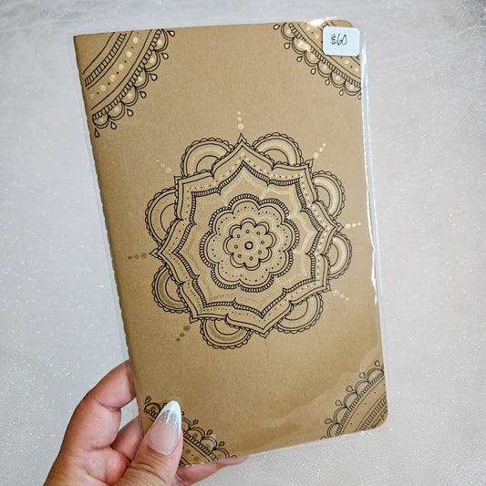 Medium Handdrawn Mandala Moleskine Journal / Notebook