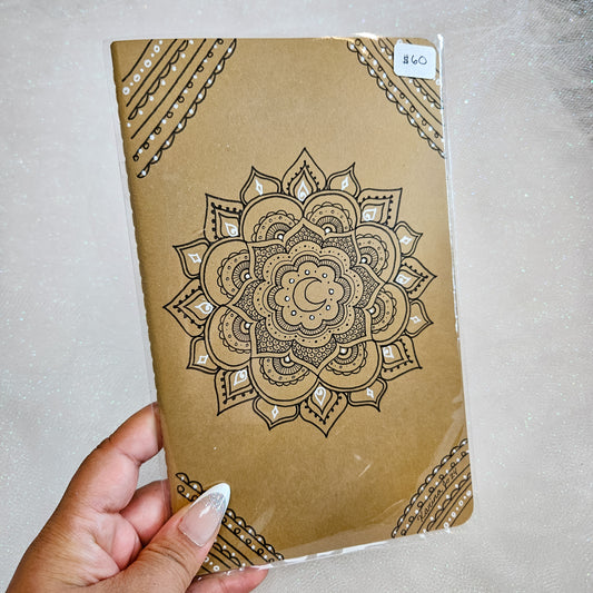 Medium Handdrawn Mandala Moleskine Journal / Notebook