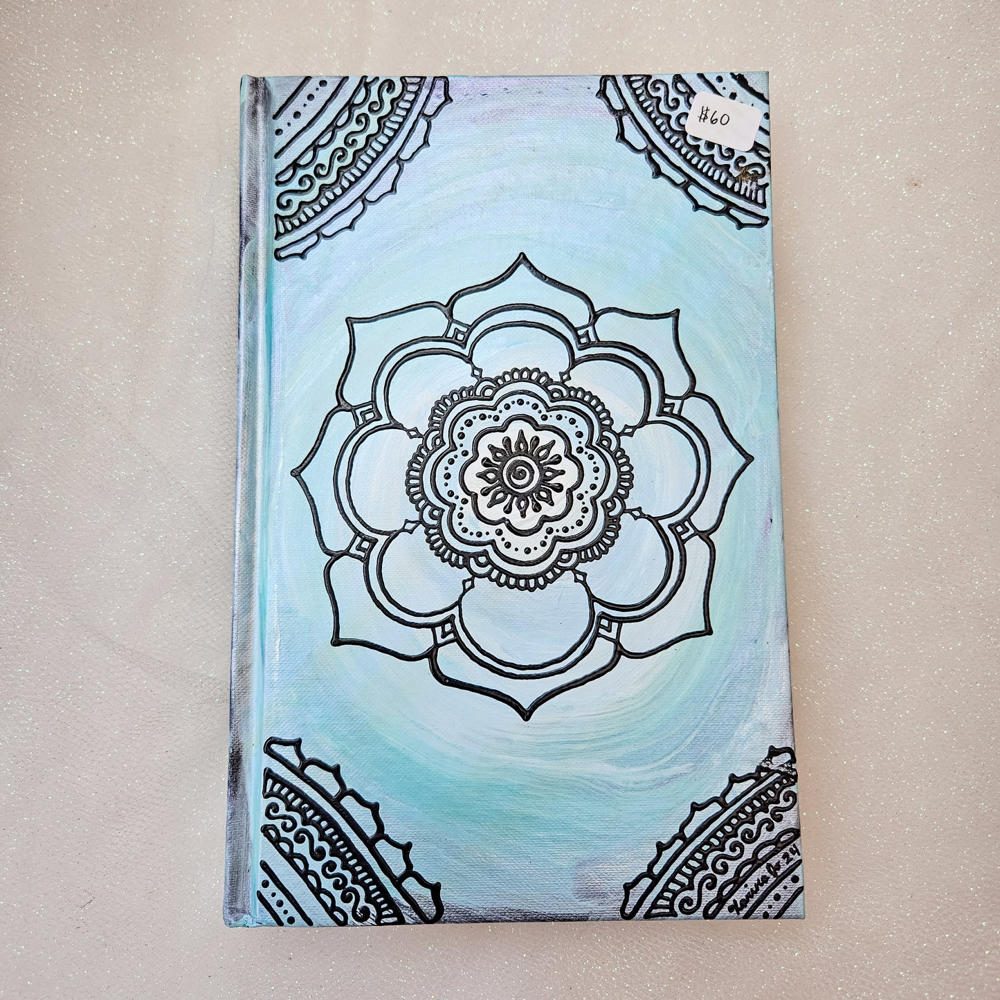 "Secret Blossom" Painted Medium Sketchbook