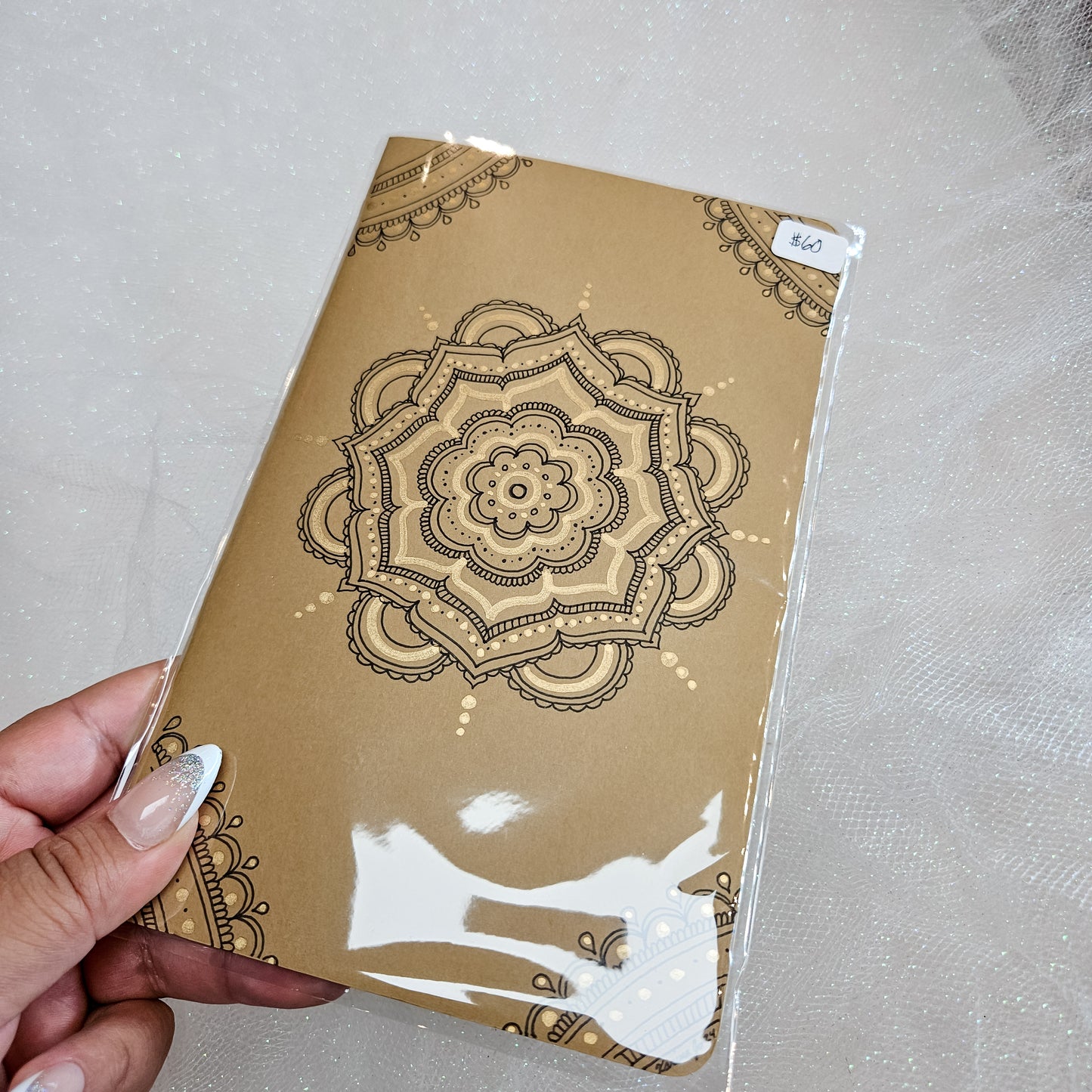 Medium Handdrawn Mandala Moleskine Journal / Notebook