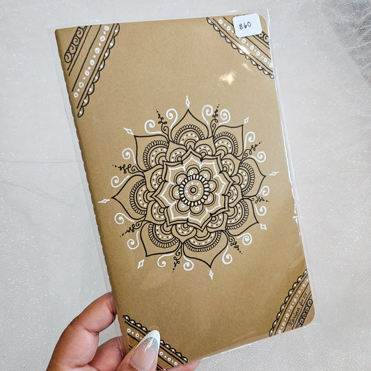 Medium Handdrawn Mandala Moleskine Journal / Notebook