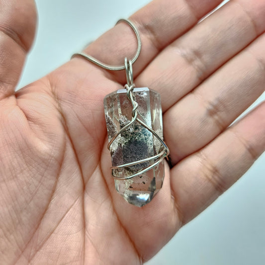 Garden Quartz Handwrapped Necklace