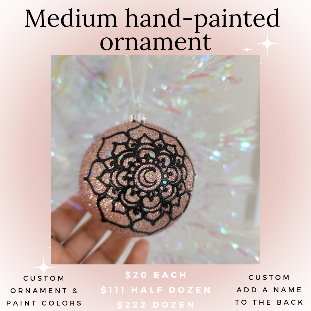 Medium Hand-painted Ornament