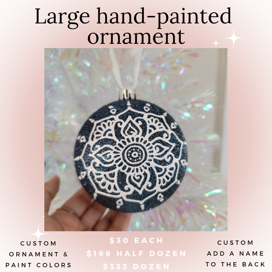 Large Hand-painted Ornament