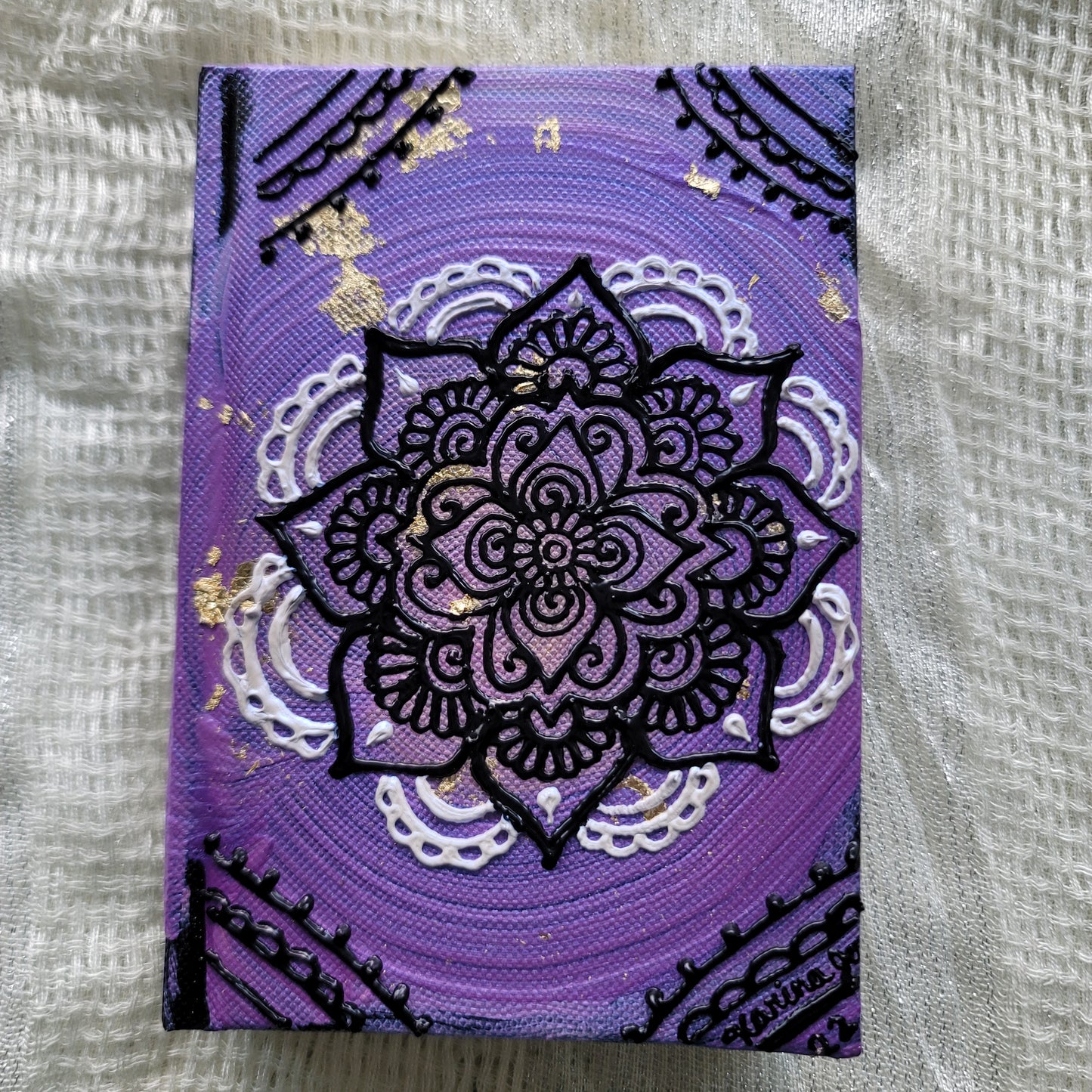 Release 4x6" hand-painted sketchbook / journal