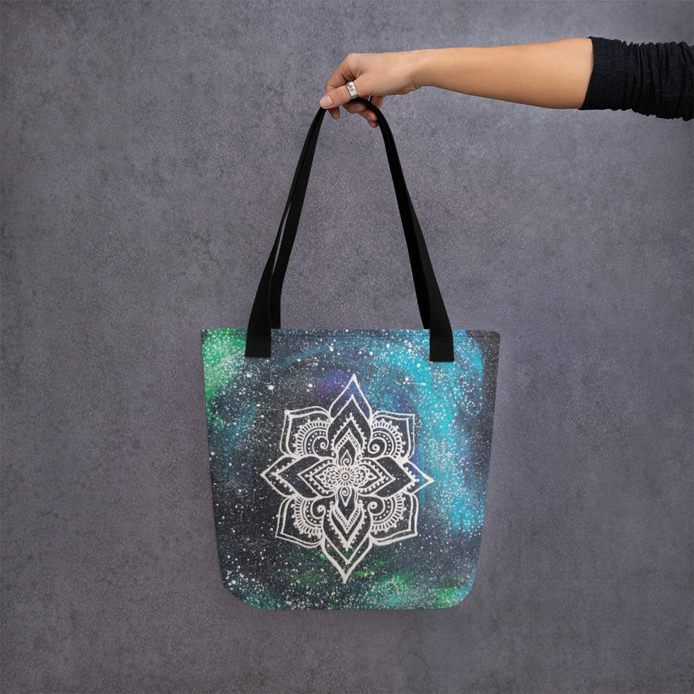 "Galaxy Mandala" Art Print Tote bag