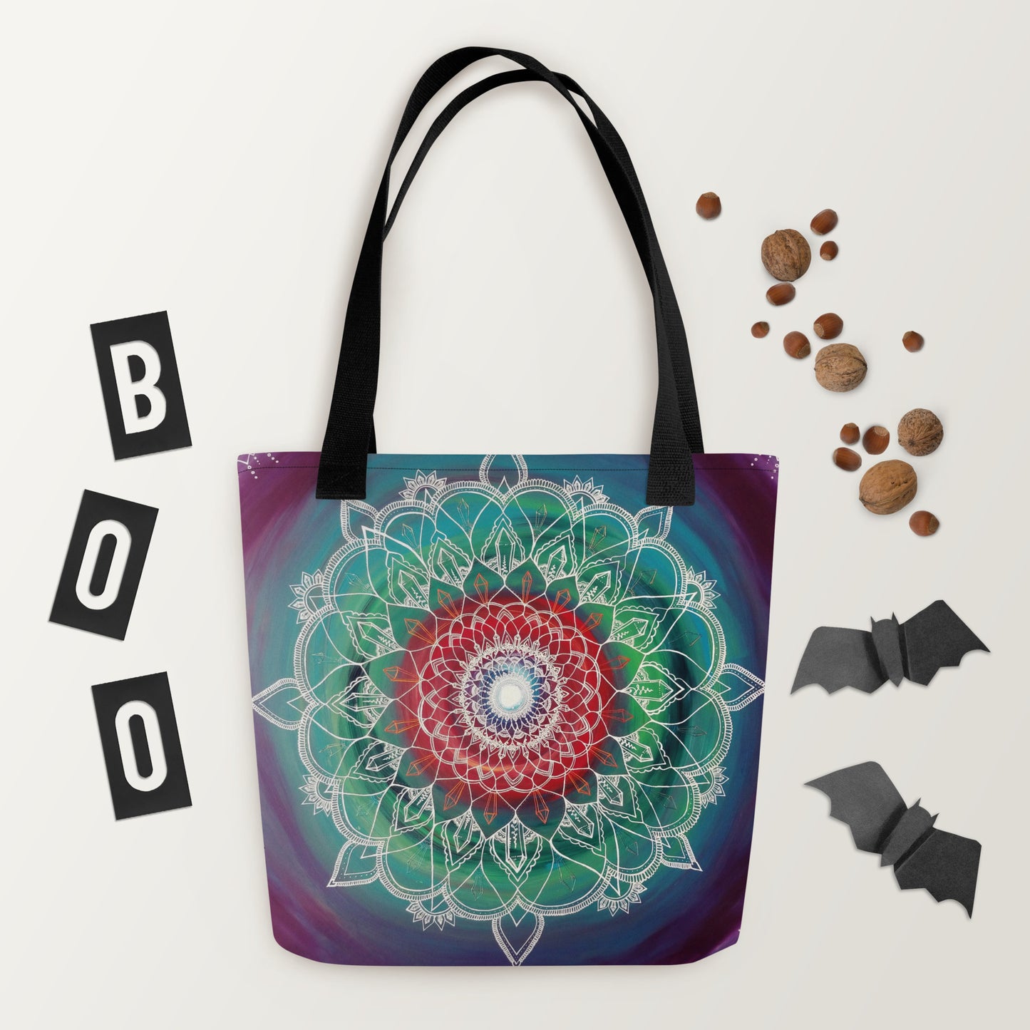 "Frequency Portal Mandala" Art Print Tote bag