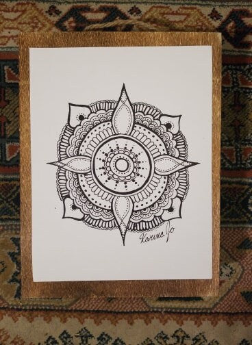COLORING BOOK Mandala & Henna Inspired 20 Printable Pages Freehand Drawn | Poster | Instant Digital Download